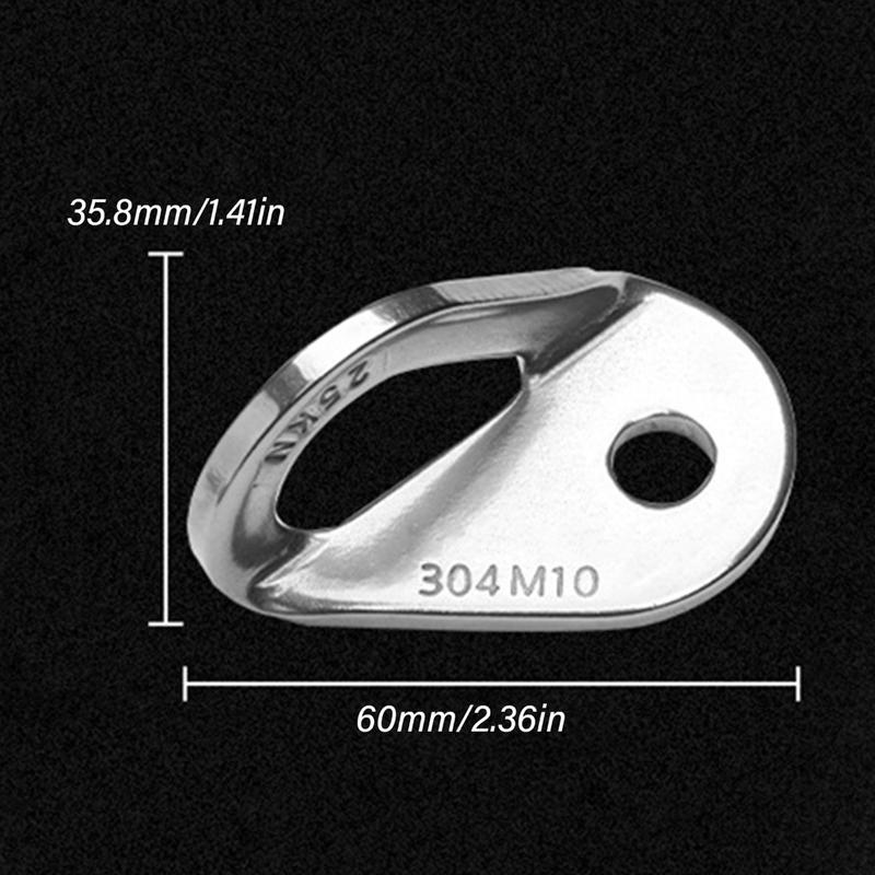 Product Introduction of Huiji 10Pcs Heavy Duty Climbing Anchors Bolts Hanger Stainless Steels Hanger Plate 0