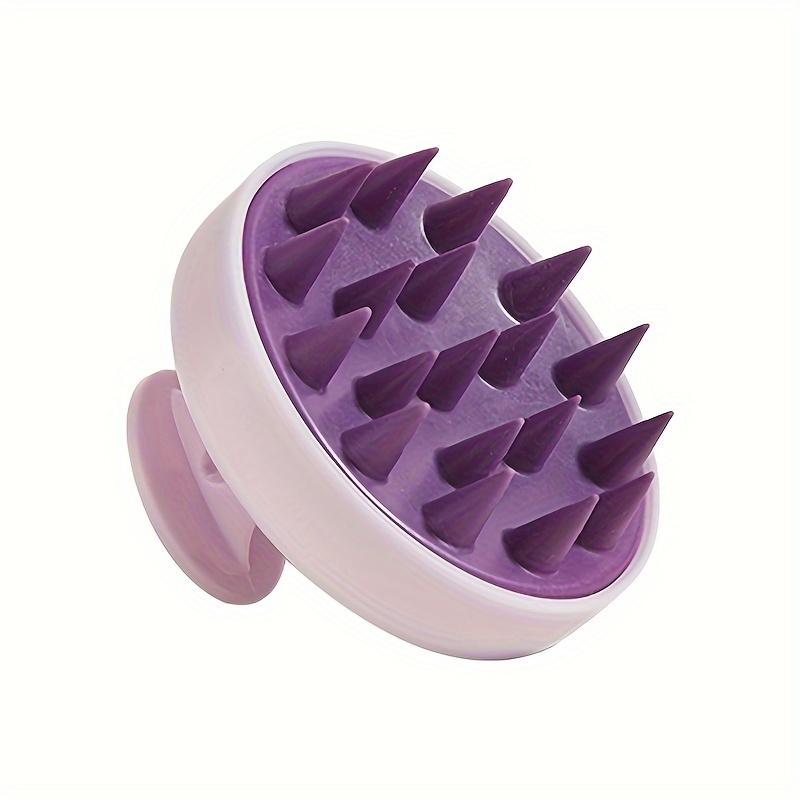 Bàn Chải Massage Da Đầu Bằng Silicon Mềm, Lược Gội Đầu Tẩy Tế Bào Chết Nhẹ Nhàng Để Chăm Sóc Tóc Và Da Đầu, Không Chạy Bằng Pin, Có 3 Màu Có Sẵn 6