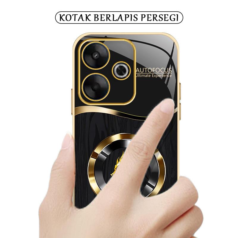Product Introduction of Memperlancar kasus telepon TPU yang cocok【REDM1 13】-TPU kayu naga 6