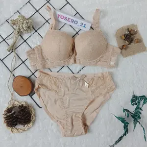 Yosero Brokat Berkawat Import Bra Push up Import Terbaru BH Set/ Setelan Pakaian Dalam wanita