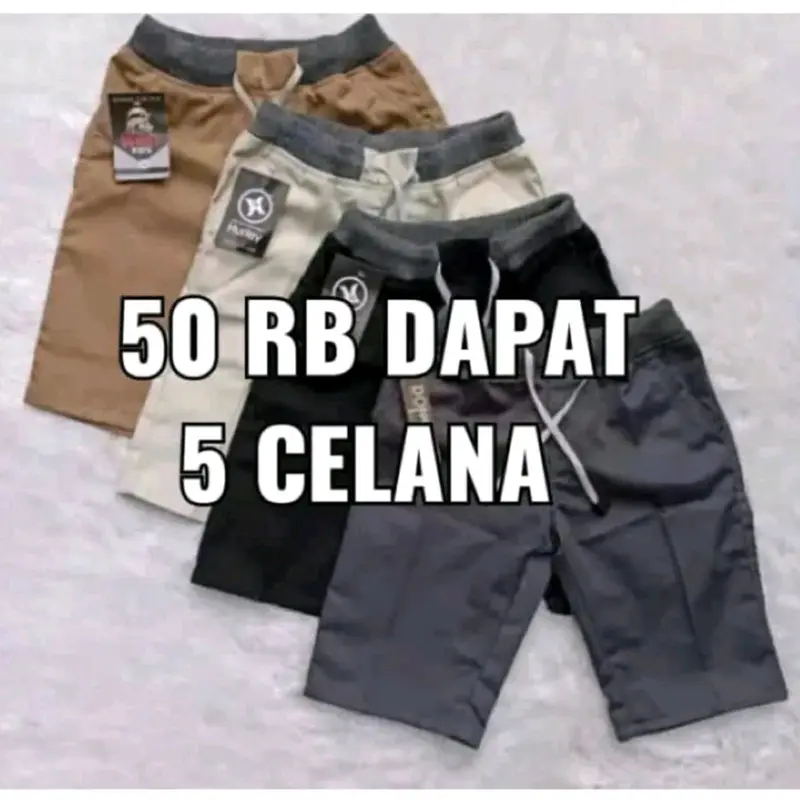 PROMO CELANA ANAK POLOS 50 RIBU DAPAT 5 celana anak Polos Katun Polos 0