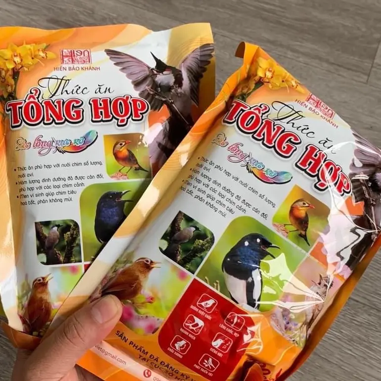 5 GÓI TỔNG HỢP HIỂN BẢO KHÁNH - CÁM DÀNH CHO CÁC LOẠI CHIM - THỨC ĂN CHIM CẢNH - THƯƠNG HIỆU HIỂN BẢO KHÁNH 1