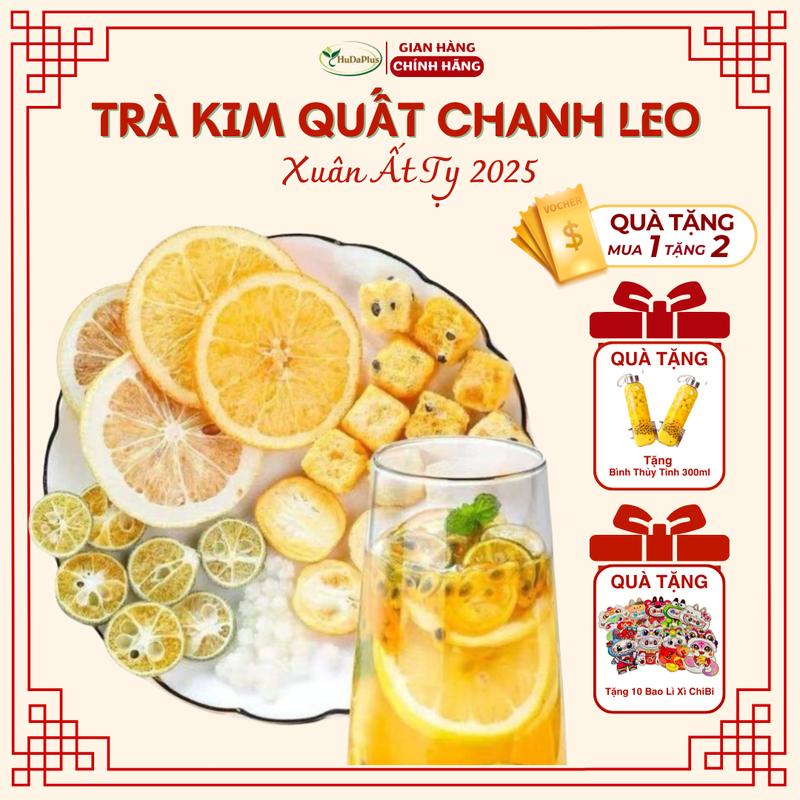 Set 30 Trà Chanh Dây Kim Quất, Nước Uống Sáng Da Chanh Leo Vị Chua Giải Nhiệt, Thanh Lọc Nguyên Liệu Thiên Nhiên chè dưỡng nhan Nước Trà Vị Chanh