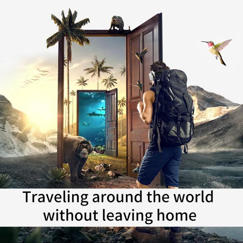 VR Glasses 3D Virtual Reality Glasses Stereo Headset Version for 5.5 7 Inch Mobile Phones, Support Joystick - Image 3