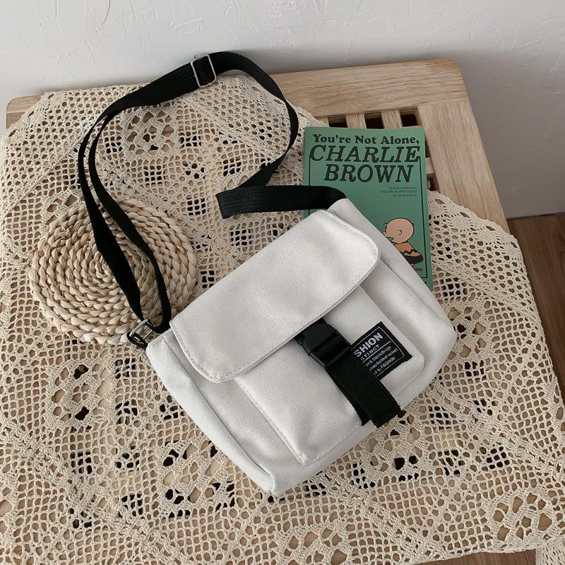 Product Introduction of Crossbody all-match bag for men student Japanese style Harajuku canvas small bag 3