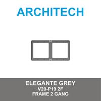 Gambar Architech ELEGANTE GREY  V20 FRAME / BINGKAI Stop Kontak / SAKLAR - 3-FRAME dari ARCHITECH INDONESIA Kota Administrasi Jakarta Utara 1 Tokopedia