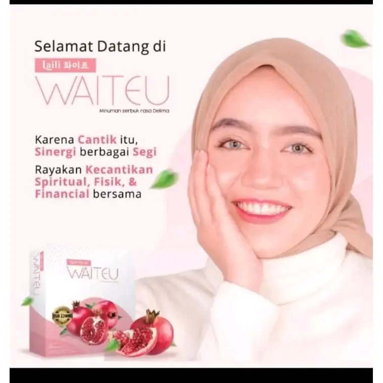 Waiteu Collagen Beauty drink Fish ekstrak buah dilema dengan pemanis gula stevia