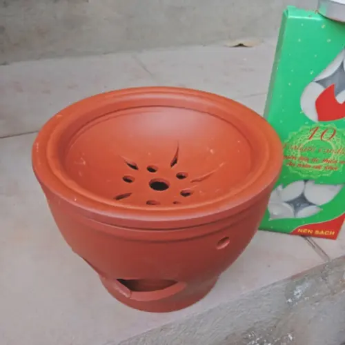 Bếp đốt xông bồ kết, xả chanh, vỏ cam vỏ bưởi. chất lượng tốt ( bảo đảm đốt không vỡ) (tặng nến cho khách dùng thử 2