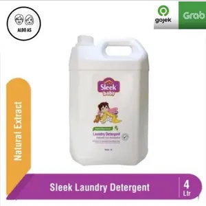 Sleek Deterjen Bayi / Baby Laundry Detergen Cair Galon 4 Liter