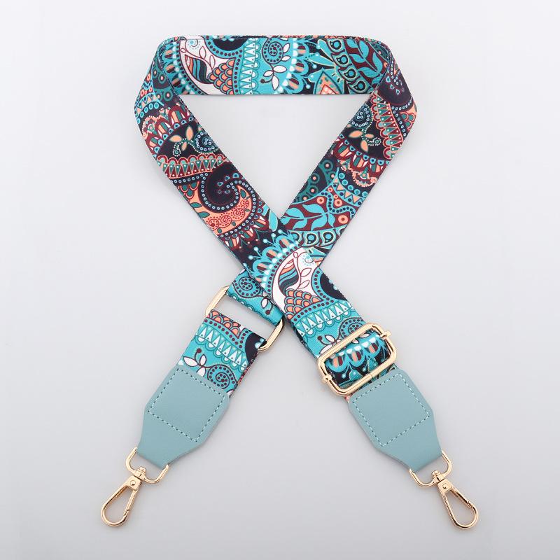 Product Introduction of Printed Bag Strap Shoulder Crossbody Dual-Use Bag Shoulder Strap Non-Slip Printing Replacement Bag Strap Commuter's All-Matching Bag Shoulder Strap bag strap sling wooting  strap 3