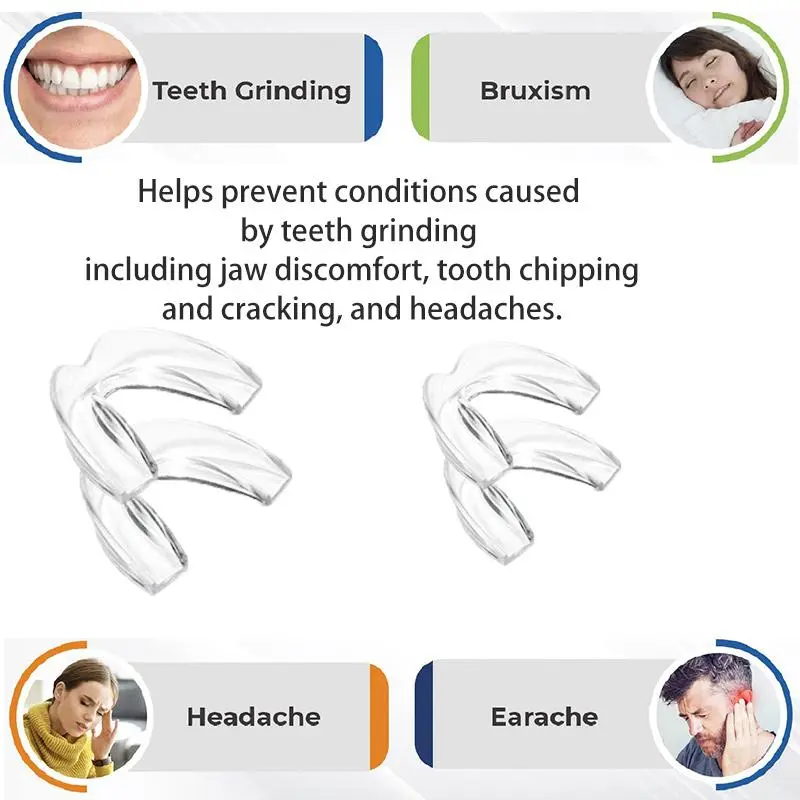 4pcs Sports Mouth Guard For Adults/Kids, Teeth Protective Gear For Boxing, Kickboxing, Karate, Taekwondo, Fighting, Training 2