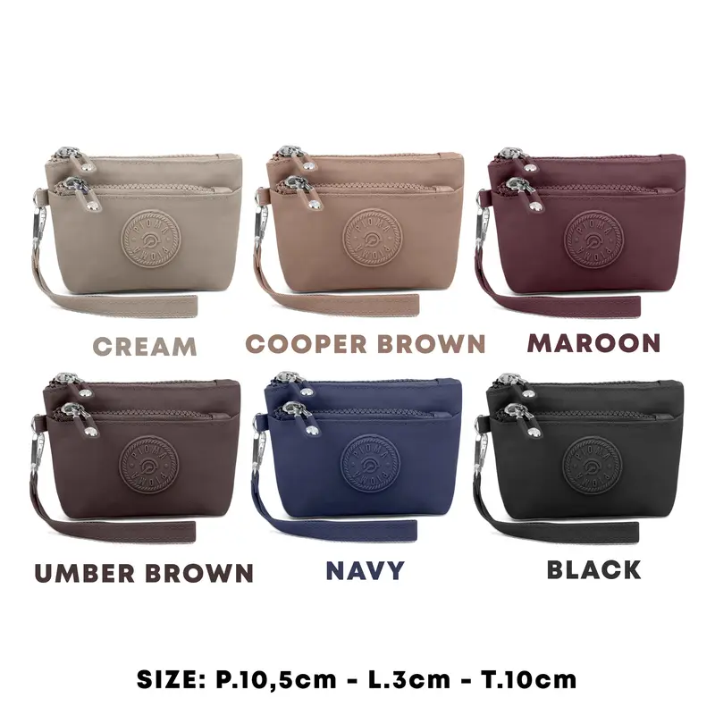 OMYGOOSE PIOMA MILA DOMPET KOIN WANITA / DOMPET KARTU / DOMPET 2 RES / DOMPET UANG / DOMPET NYLON 8