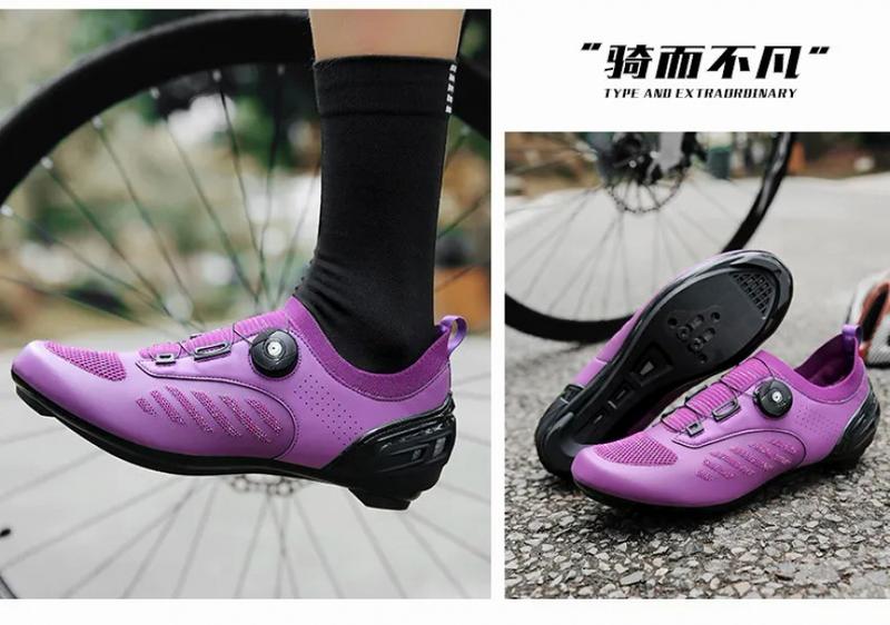Product Introduction of New cycling shoes for men ultralight road bike shoes non-slip wear-resistant professional sport shoes outdoor sports mountain bike bycling shoes MTB size 36-47 44