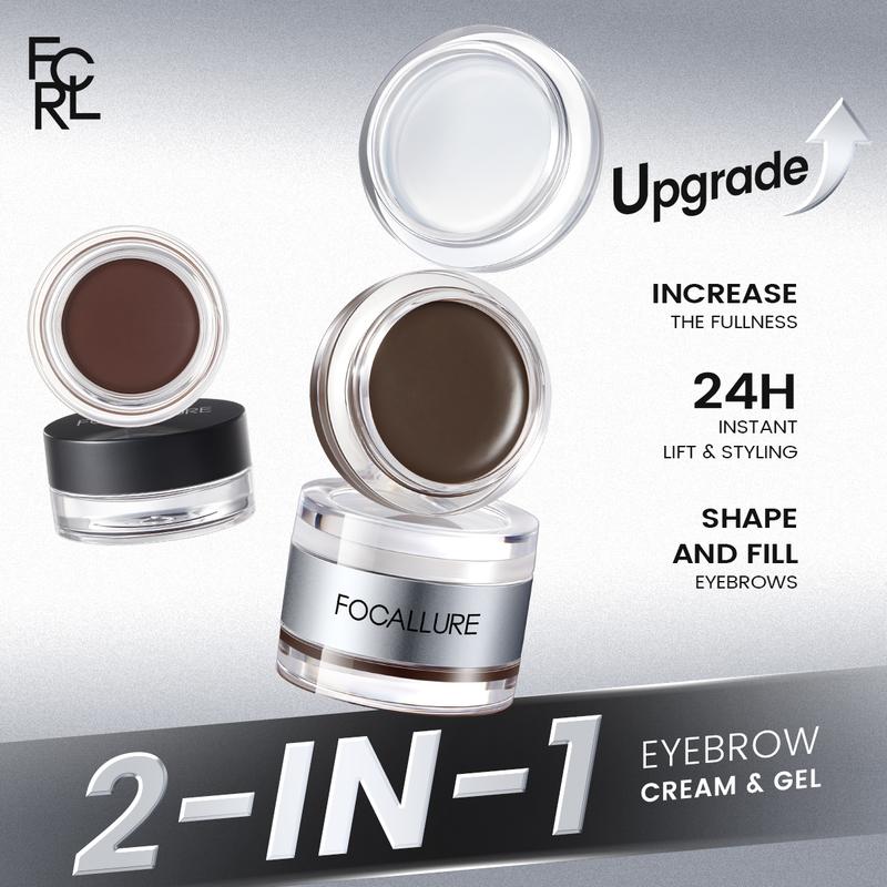 [Official] FOCALLURE Pro-shape Duo 2-in-1 Eyebrow Cream & Gel 3D 5