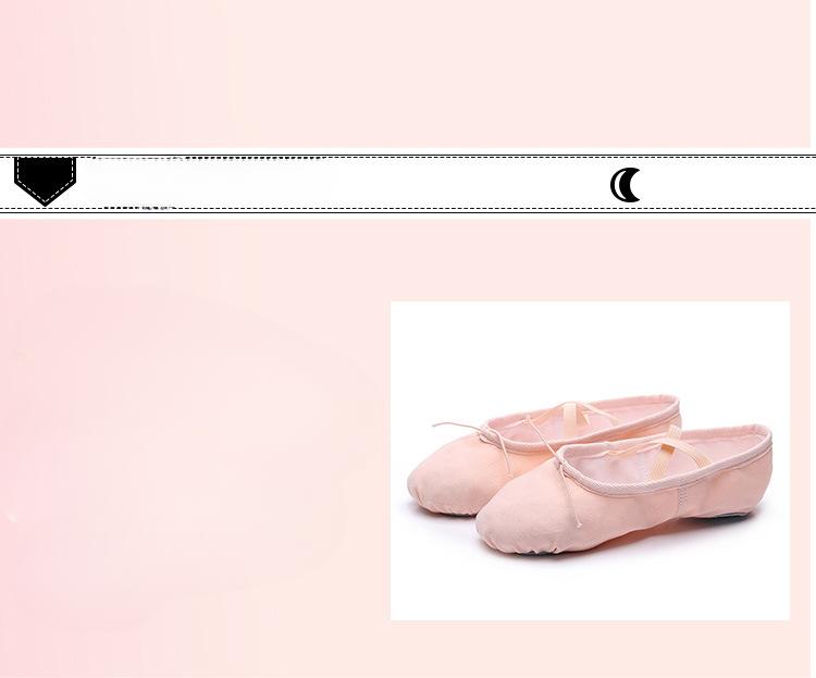 Product Introduction of Giày Múa Ba Lê, Cho Bé Gái, Chất Liệu Vải Bố, Đế Mềm, Dép Khiêu Vũ Múa Ba Lê, Thích Hợp Cho Trẻ Em Và Người Lớn, Giày Múa Ba Lê Tập Luyện, Thích Hợp Cho Phụ Nữ, Giày Khiêu Vũ 6