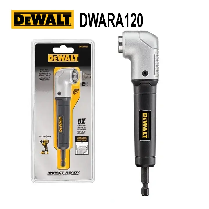 Đầu Chuyển Bắn Vít Góc DeWalt DWARA120 - Right Angle Attachment