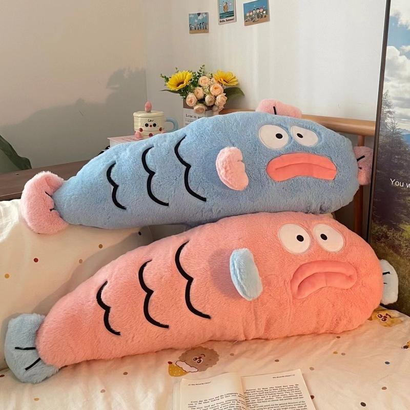 Dopamine Cá Xấu Xí Cá Hề Dài Búp Bê Đệm Sofa Gối Ngủ Quà Tặng Sinh Nhật Kẹp Chân Cô Gái Giường，gối ôm gấu bông cao cấp 3