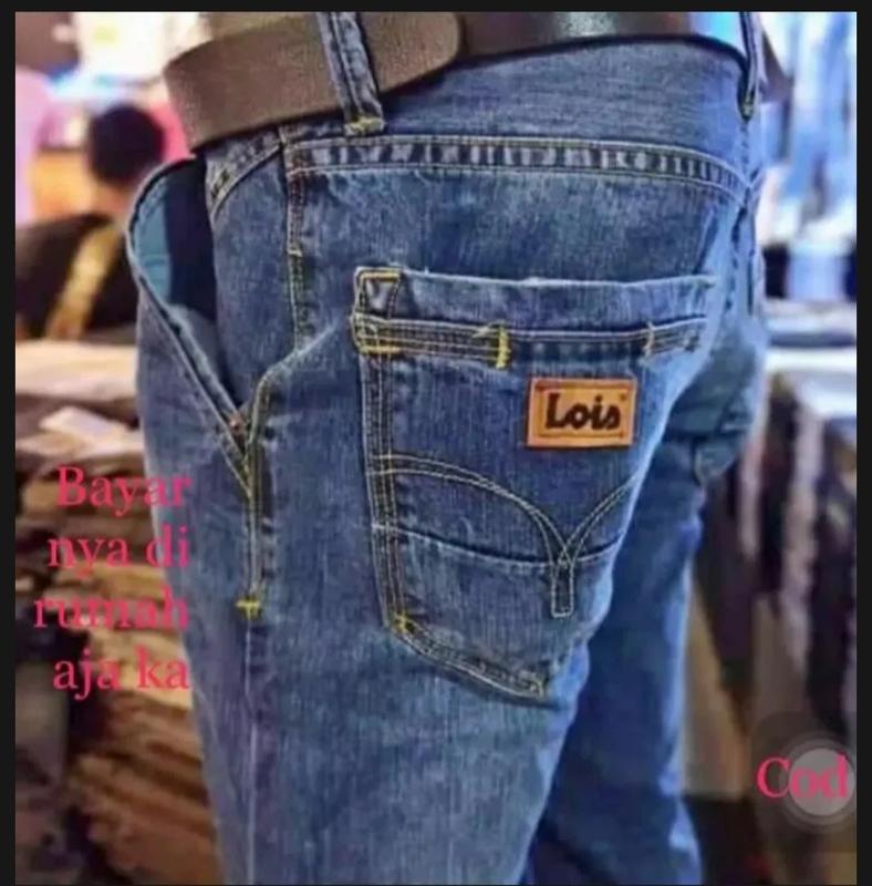 Celana Jeans Lois Original Pria 27-38 Panjang Terbaru - Jins Lois Cowok Asli 100% Premium 3