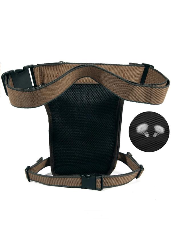 Men's Casual Solid Color Durable Zipper Belt Bag, Simple Solid Color Outdoor Sports Compact Phone Wallet Bag, Fashionable Versatile Sling Bag for Daily Use 8