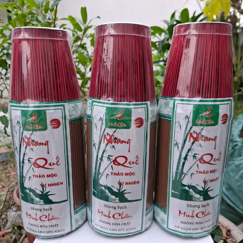 combo 3 ký nhang Quế 3 tấc đỏ thành phần tự nhiên 1
