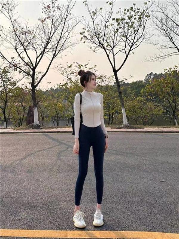 Product Introduction of Bộ Quần Áo Tập Yoga, Dành Cho Nữ, Bộ Sưu Tập Thu Đông, Áo Chạy Bộ Bó Sát Nhanh Khô, Dài Tay, Thích Hợp Để Tập Luyện Pilates, Quần Áo Tập Luyện, Áo Khoác, Năm 2024 21