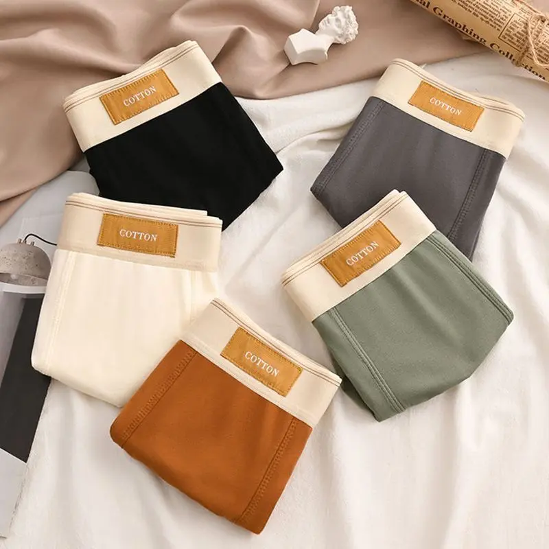 Đồ Lót Nam, Chất Liệu Cotton, Màu Trơn Thoải Mái Và Mềm Mại, Boxer Đùi Đàn Hồi Cao, Hàng Mới Về 0