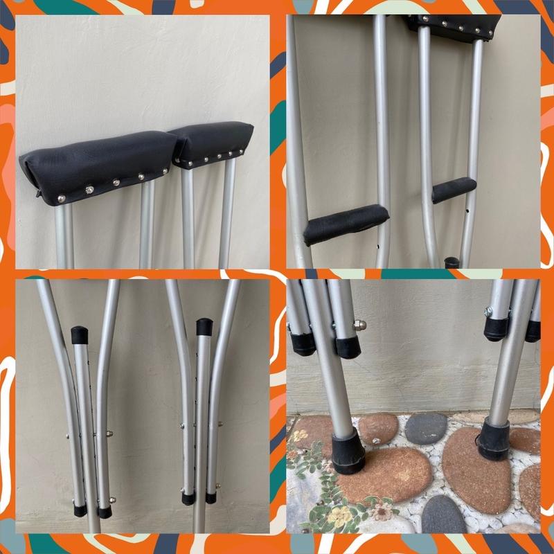Tongkat Ketiak Dewasa / Alat Bantu Jalan Dewasa (Egrang / Krek Ketiak / Kruk Ketiak / Kruk Crutch) 4