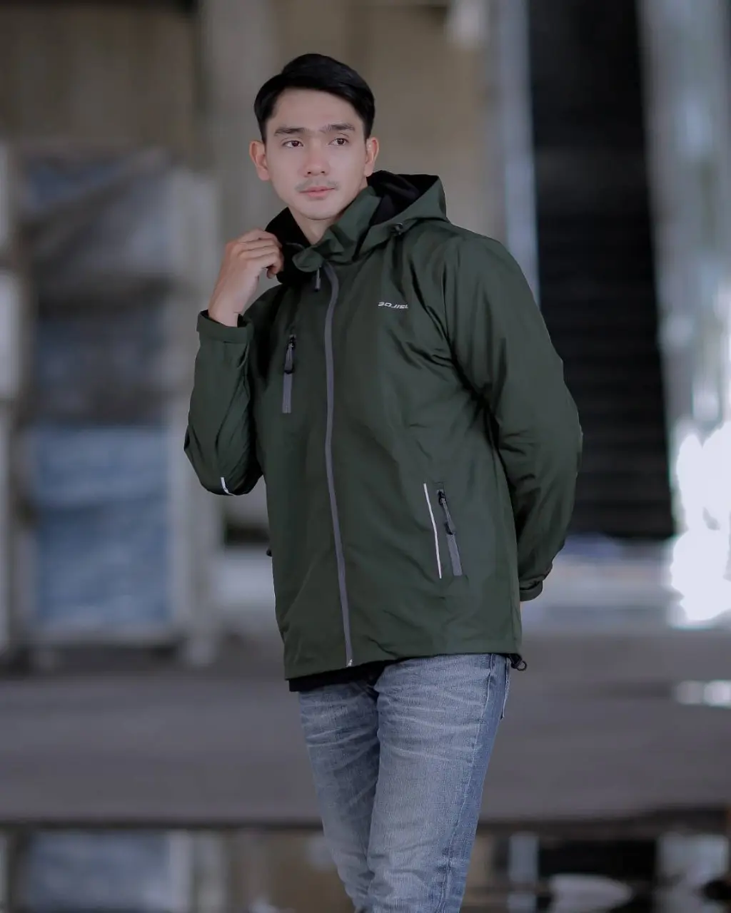 Jaket Outdoor Waterproof - Jaket Anti Air Gunung The Bojiel(A9Y3) jaket pria dewasa Anti angin kekinian virall hoodie keren gaya korea tebal