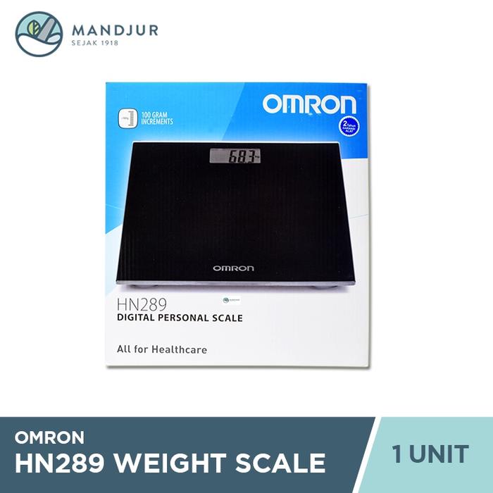 Gambar Omron HN-289 Weight Scale Black - Timbangan Berat Badan Digital dari Apotekmandjurofficial Kota Administrasi Jakarta Pusat Tokopedia