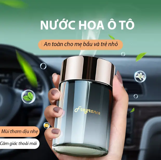 Sáp thơm xe ô tô, mùi hương dễ chịu, khử mùi hôi tốt, an toàn cho trẻ nhỏ và mẹ bầu