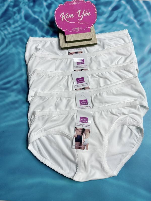 Combo 10 Quần Lót Nữ - Quần lót  Cotton Thái Trắng Chất Liệu Thấm Hút Và Co Giãn 4 chiều phom từ 35 -60 kg mặc vừa ,(2108-88651) Women Thun