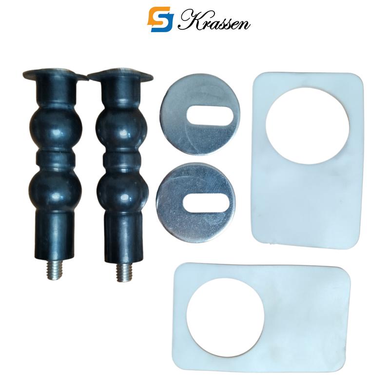 <Mã KR.11> Ốc Inox vít cao su - ốc bấm inox - ốc nhựa dùng cho bồn cầu 1 hoặc 2 khối (xem kỹ phân loại)