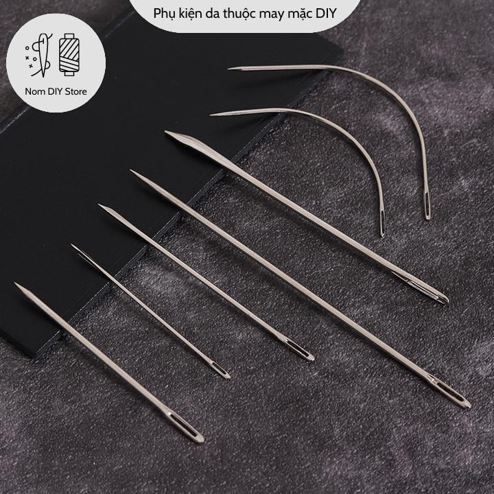 Set 7 Kim Khâu Da May Da Dụng Cụ Phụ Kiện Làm Đồ Da Túi Xách Bóp Ví Thủ Công Handmade DIY