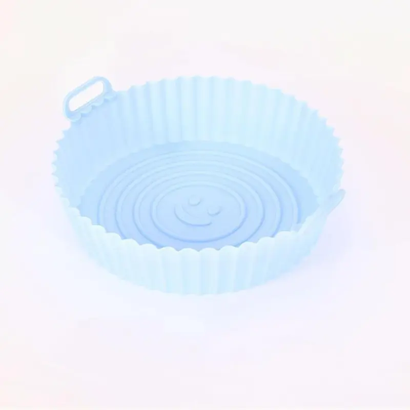 Silicone Air Fryer Liner, 1 Count Round Reusable Heat Resistant Air Fryer Basket, Household Air Fryer Liner for Home Kitchen 8