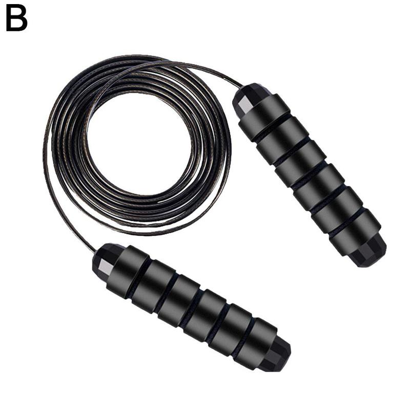 Product Introduction of Skipping Rope Fitness Physical Training Yoga Forged Skipping Bearing Wire Rope Rope Skipping P2V7 45