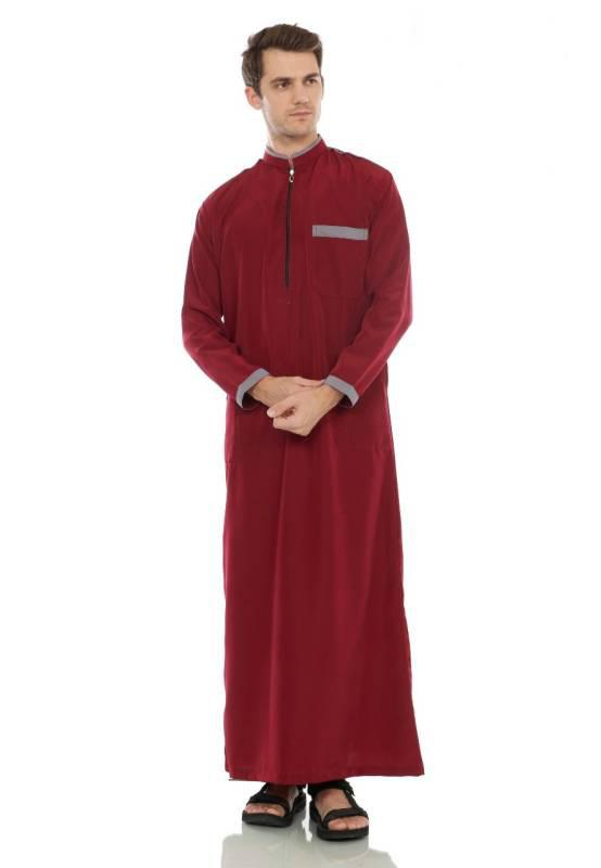 Product Introduction of Jubah  Gamis Umroh Pria Jubah Gamis Pria Arab Dewasa Baju Gamis Pria Terbaru 2024 Baju Gamis Cowok Terbaru 2024 Jubah Pria Terbaru Baju Koko Terlaris 2024 Bonus 1 Pcs Peci plus 1 Tasbih Size S M L Xl XXL 3XL COD Muslim Panjang Putih Simple 7
