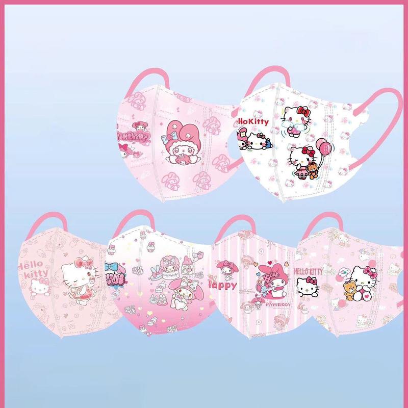 Product Introduction of Set 10 khẩu trang labubu cho bé 3-12 tuổi họa tiết 3D 2