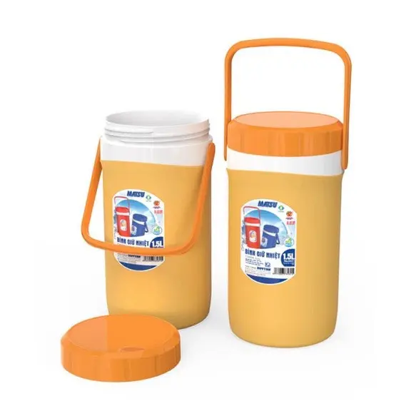 Bình giữ nhiệt nhựa DT 750ml, 1L, 1L5, 2L, 3L, 4L giữ nhiệt 8 tiếng 3