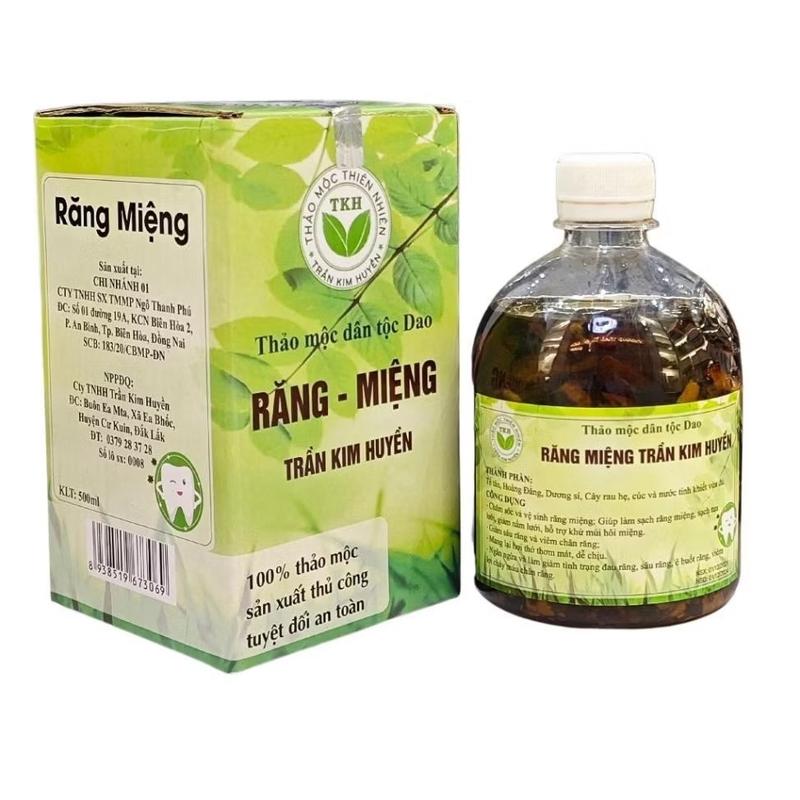 Nước Súc Miệng Thảo Dược Trần Kim Huyền 500ml 