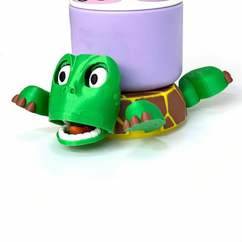 Turtle Design Cup Holder, 1 Count Creative Turtle Design Cup Coaster, Drink Cup Holder for Home Office Desk, Gift for Friend & Family 5