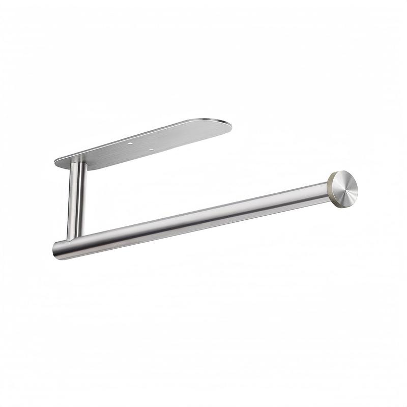 Product Introduction of Stainless Steel Under Cabinet Paper Towel Holder, Self-adhesive Wall Mounted Tissue Holder, Kitchen Storage Organizer for Home 6