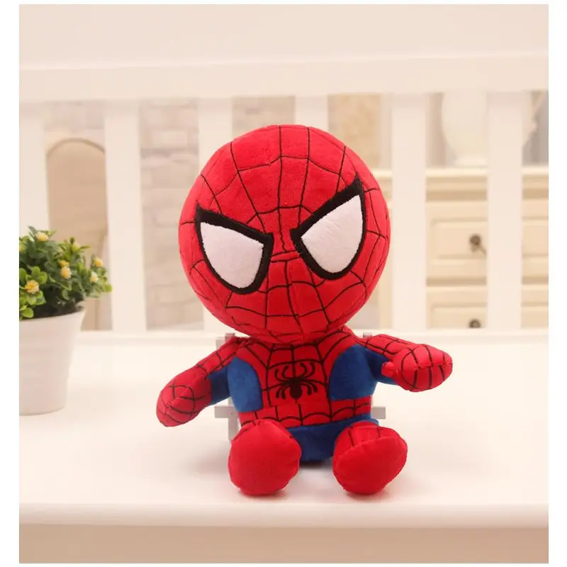 Đồ Chơi Nhân Vật Siêu Anh Hùng, Avengers, Người Nhện, Người Sắt, Đội Trưởng Mỹ, Người Dơi, Người Dơi, Búp Bê Nhồi Bông, Thích Hợp Làm Quà Sinh Nhật 8