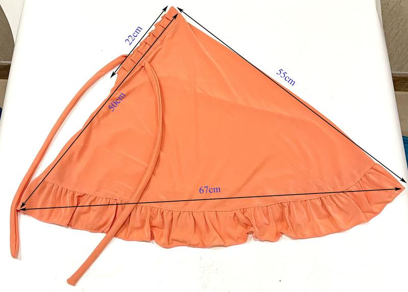Product Introduction of Hat with Pleated Hem, Ruffled Edges, Lace Trim, Little Girl Children's Headscarf, Malay Scarf H364 1
