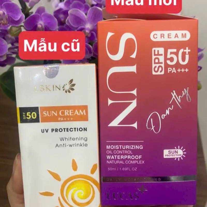 Kem chống nắng sinh học Đan Thy( mới) SPF 50 Tất cả các loại da Kem dưỡng da Kem dưỡng da Skincare 3