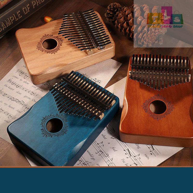  KA04 Đàn Kalimba 17 Phím - Đàn Kalimba Thumbs Piano Sử Dụng Ngón Tay TẶNG KÈM Búa Chỉnh Âm Giấy Dán Nốt Túi đựng.. 