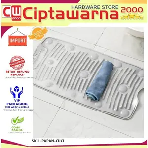 NATS - Papan Cuci Baju Alas Pencuci Pel Sandal Sepatu Sikat Keset