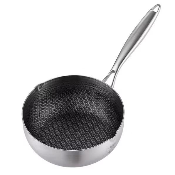 Product Introduction of ￼Chảo sâu lòng đáy tổ ong chống dính xước cao cấp, chảo size 18cm siêu tiện dụng 12