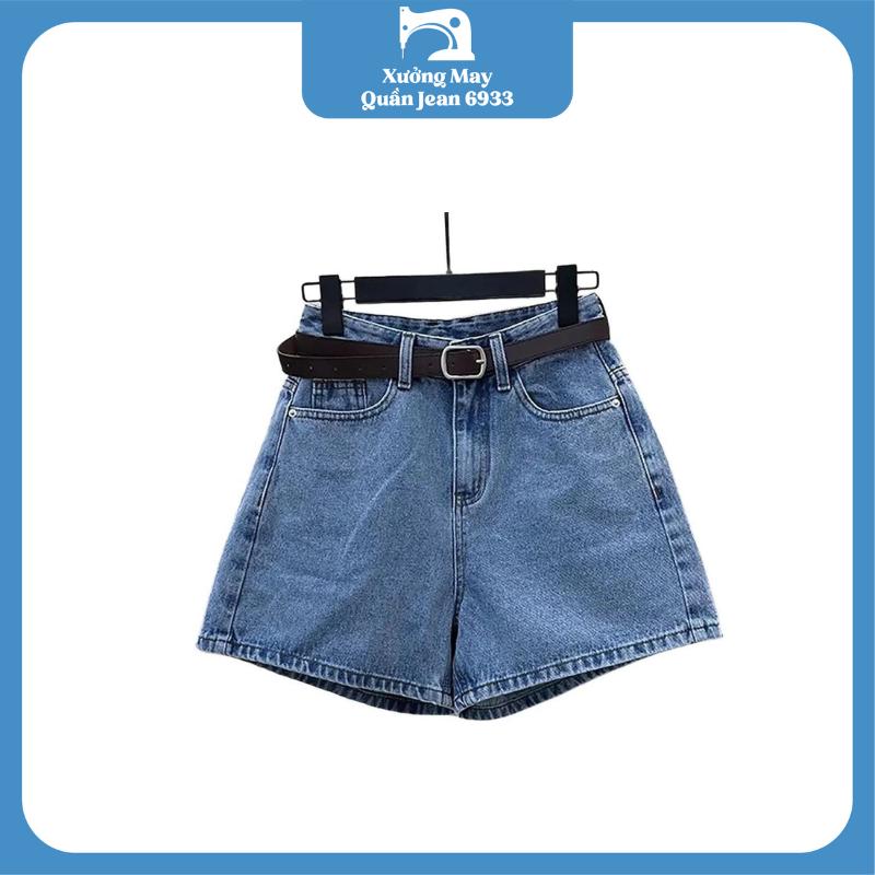  Quần Short Jean Bò Nữ Basic Có Bigsize Quần  Jean Ngố Nữ Dáng Ngố Lửng Ống Rộng Chất Bò Trơn Mền Xinh Xắn Pants quan Nho 