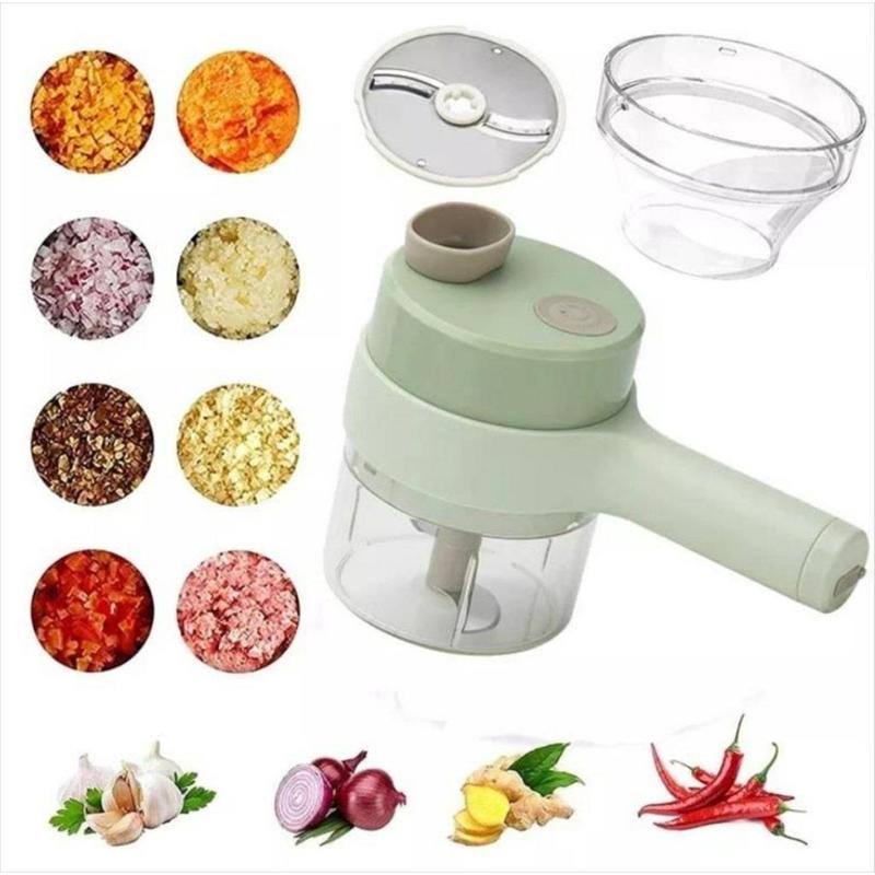 Blender Chopper Elektrik Mini 4in1 Portable Multifungsi - 4in1 Food Chopper Mesin Pisau 3