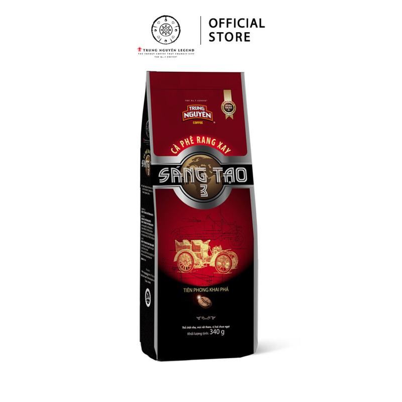 Trung Nguyên Legend Coffee Cà phê Rang Xay Sáng tạo 3 340gr Cafe arabica cafe trung nguyên pha phin